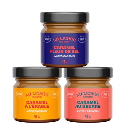 Caramel trio by La Lichée