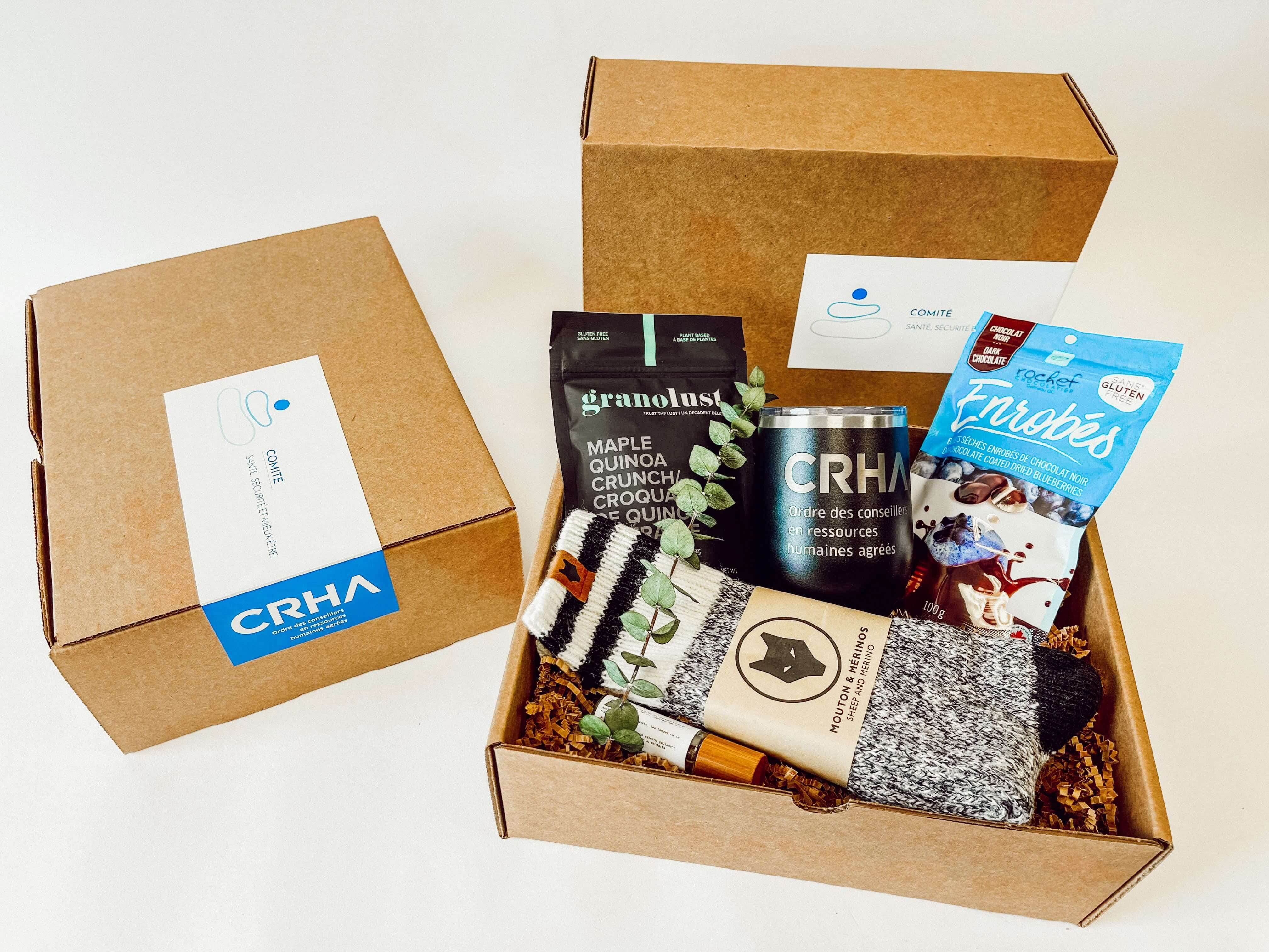 boite cadeau d'embauche ou cadeau de recrutement